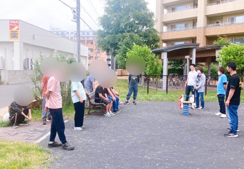 北地区の避難訓練