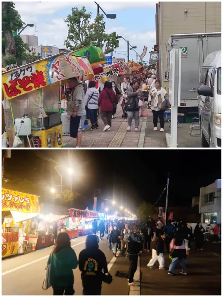 栗山秋祭り_屋台